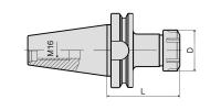 BT40-ER40-080 Патрон цанговый (40Cr)