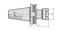 BT40-ER16-070 Патрон цанговый (40Cr)