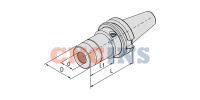 BT50-HC20-90 Гидропластовый патрон