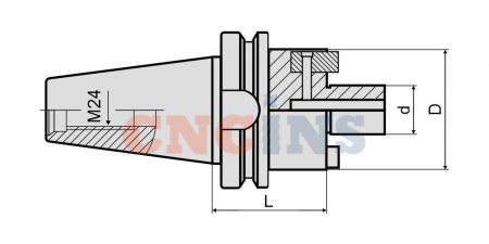 Оправка для насадных фрез BT50-FMB32-200