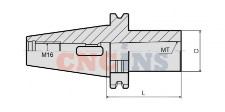 Патрон сверлильный под конус Морзе SK40-MTA2-050