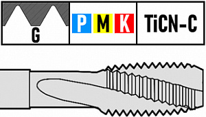 Метчики дюймовые (трубная резьба)