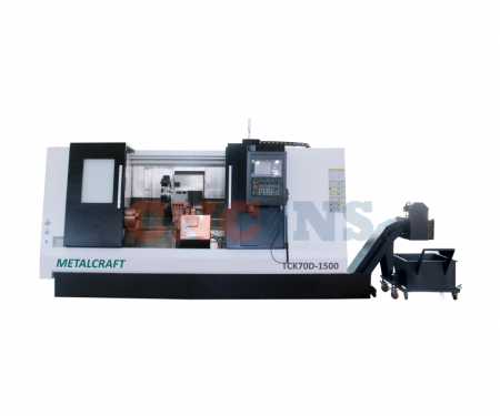 Горизонтальный токарный станок MetalCraft TCK70D-1500 c ЧПУ Fаnuс  (TCK70D-1500.F15/18,5.A2-8.12K.254T)