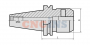 Патрон для концевых фрез с хвостовиком Weldon BT50-SLN16-080