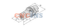 HSK100A-HC12-95 Гидропластовый патрон