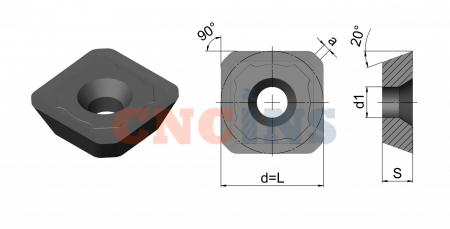 SEET12T3-PM HR52522B (ZCCCT) Пластина фрезерная_3