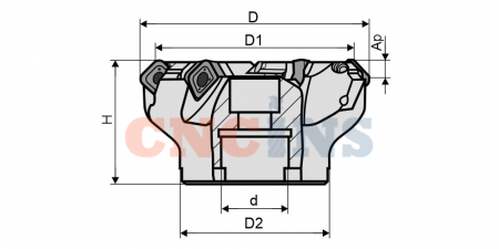 AF01.12B40.160.10 Фреза торцевая насадная_4