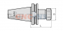 BT40-ER40-080 Патрон цанговый (40Cr)